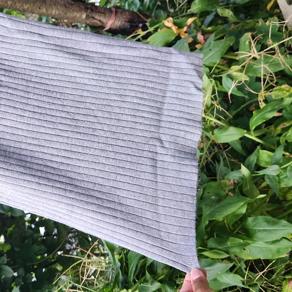 MARLED, Loungewear,  Casual, Comfy Ribbed Wide-leg Grey Pants Sz M - Picture 2 of 6